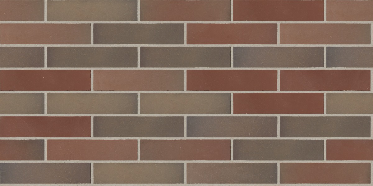 A seamless brick texture with claret full range smooth units arranged in a Stretcher pattern