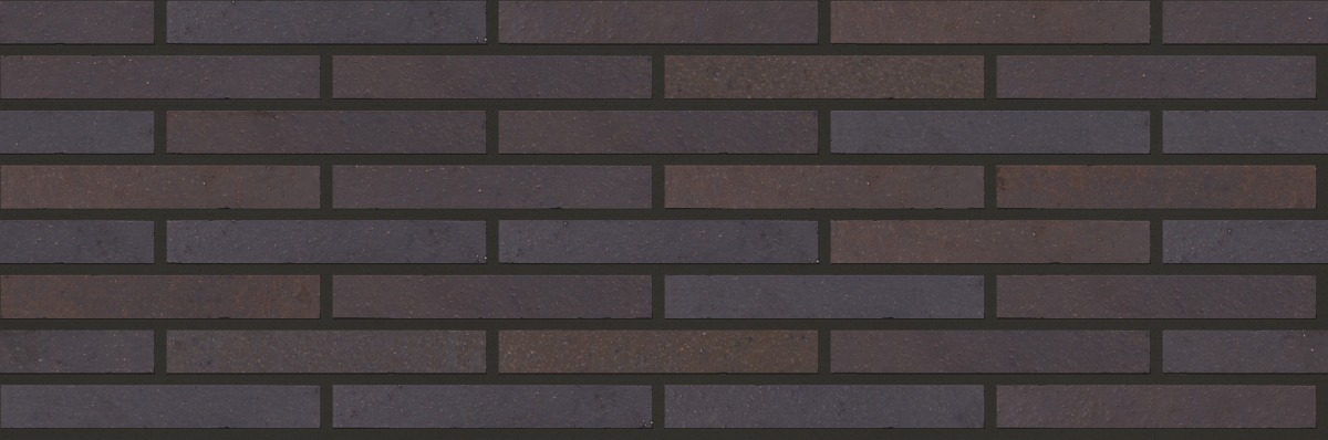 A seamless brick texture with ebony black smooth units arranged in a Stretcher pattern