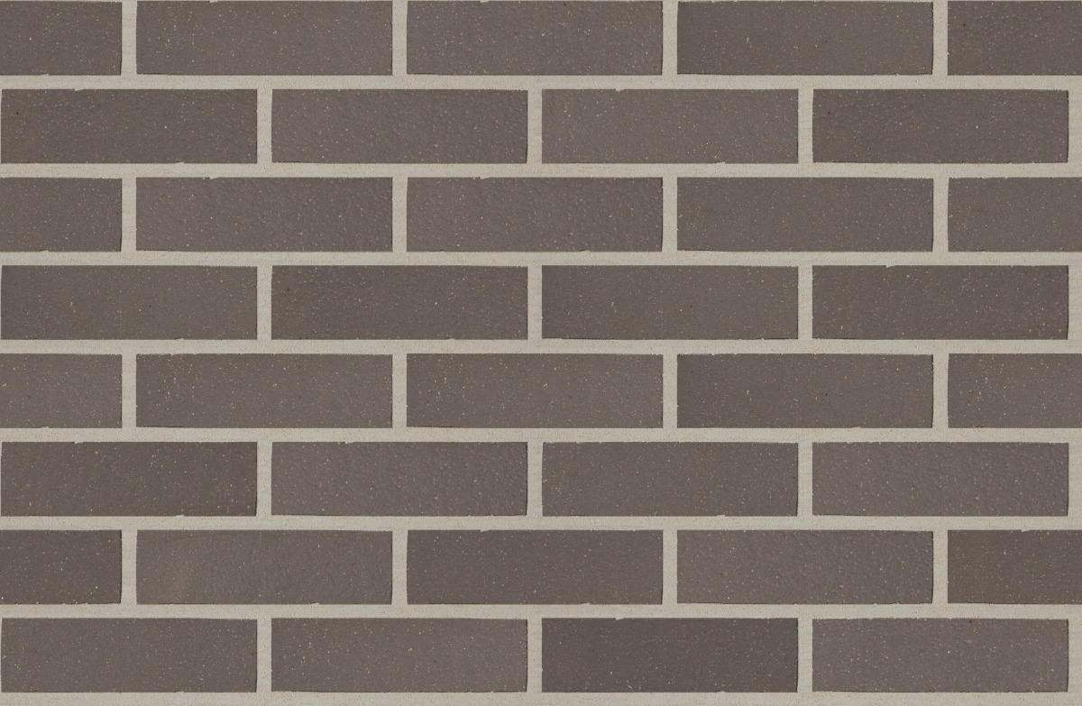 A seamless brick texture with field gray smooth units arranged in a Stretcher pattern