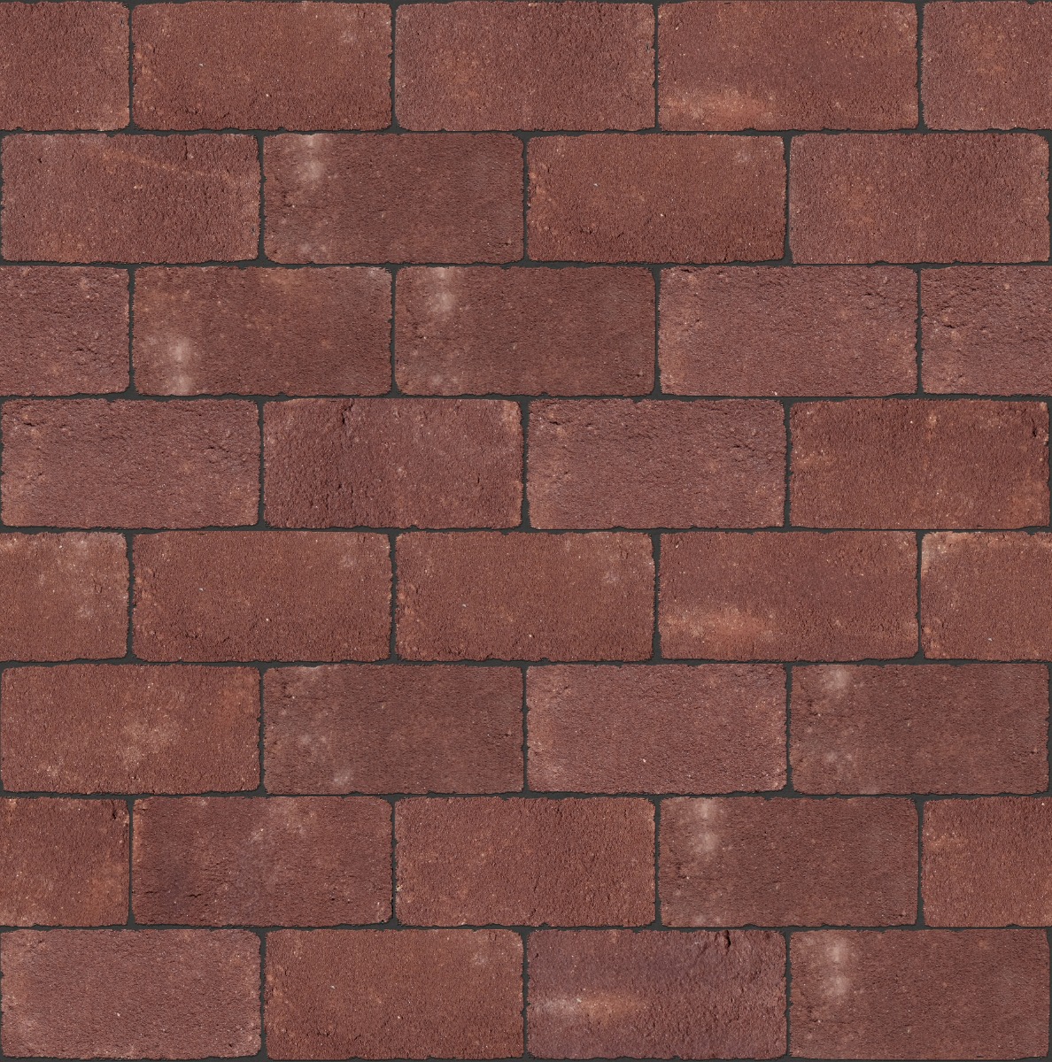 A seamless landscaping texture with georgian pavers units arranged in a Stretcher pattern