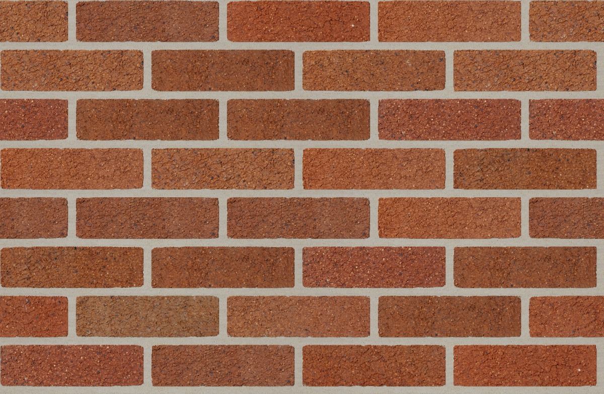A seamless brick texture with harvest blend matt units arranged in a Stretcher pattern