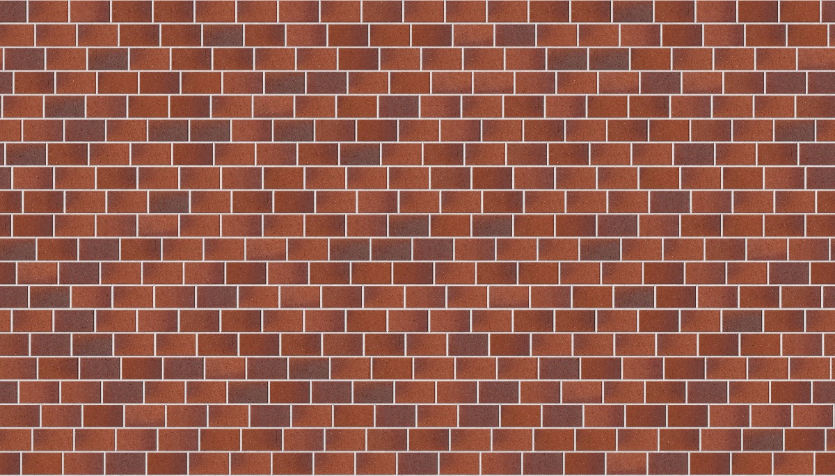 A seamless brick texture with kennedy units arranged in a Staggered pattern