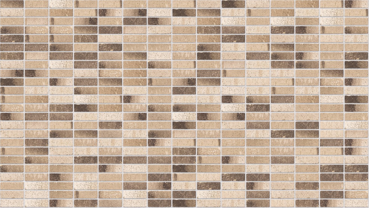 A seamless brick texture with laneway vibe tumbled units arranged in a Stack pattern