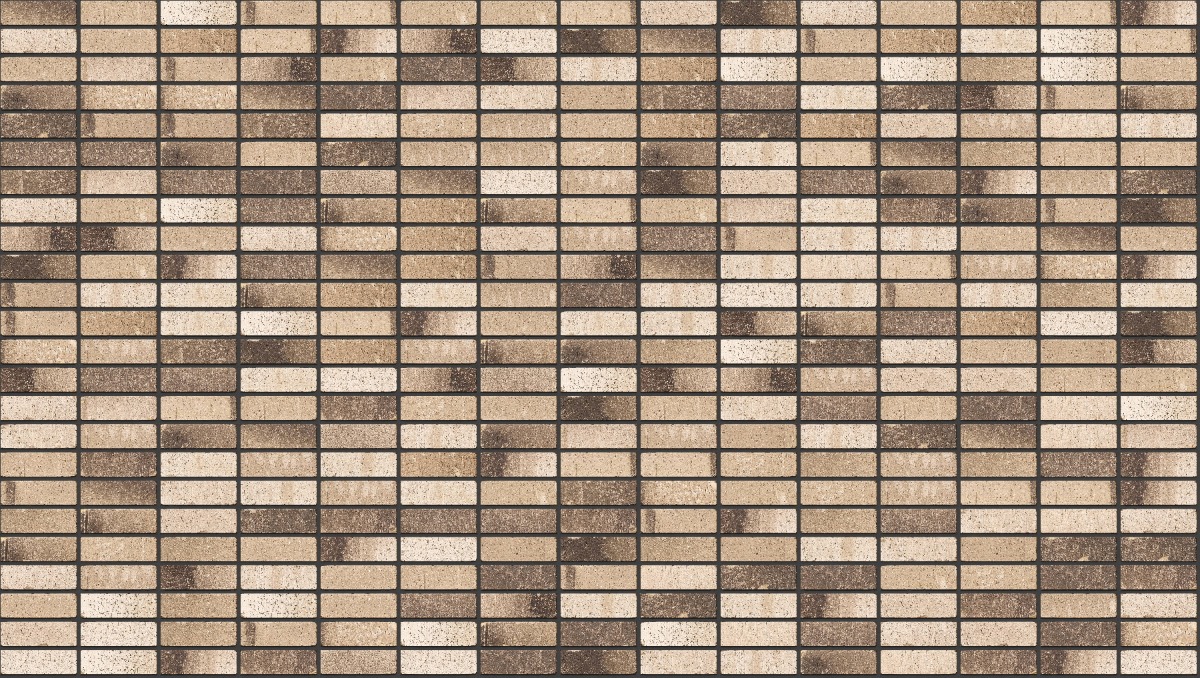 A seamless brick texture with laneway vibe tumbled units arranged in a Stack pattern