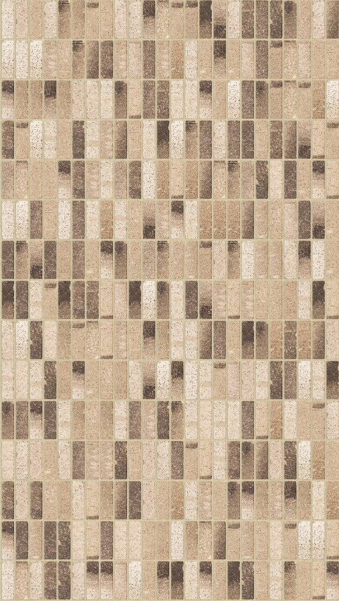 A seamless brick texture with laneway vibe tumbled units arranged in a Stack pattern
