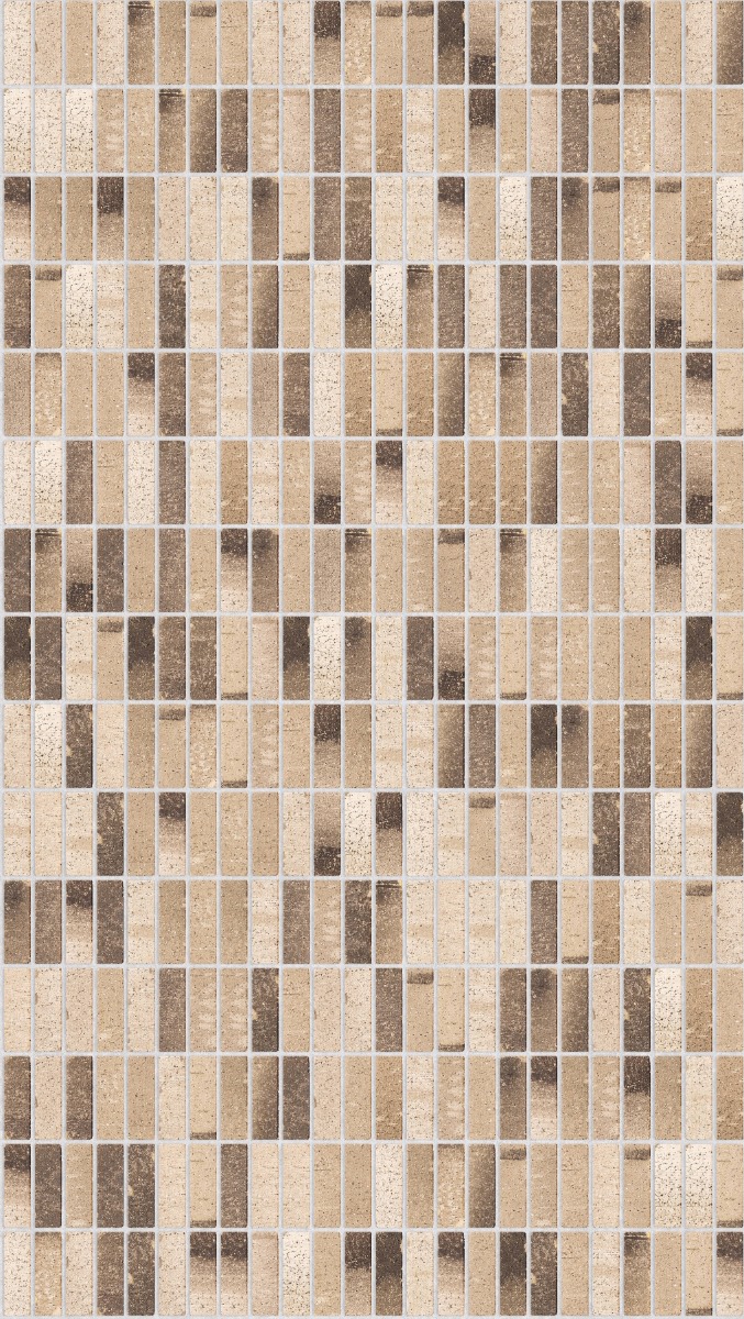 A seamless brick texture with laneway vibe tumbled units arranged in a Stack pattern