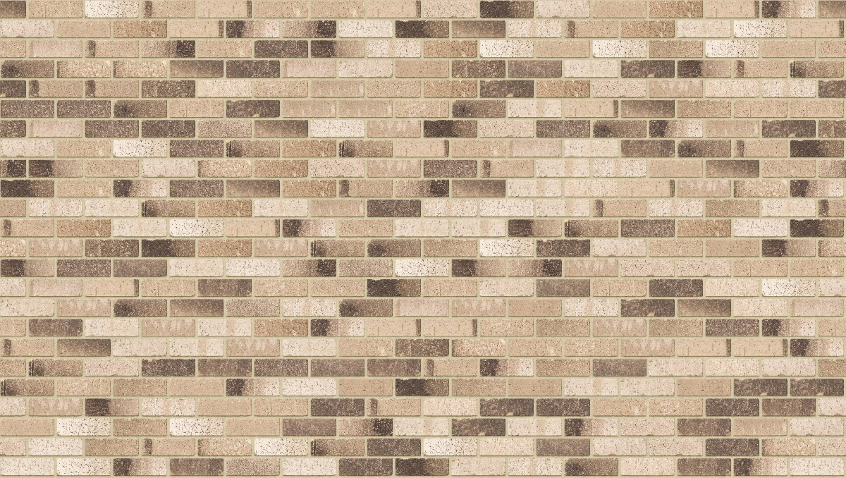 A seamless brick texture with laneway vibe tumbled units arranged in a Stretcher pattern