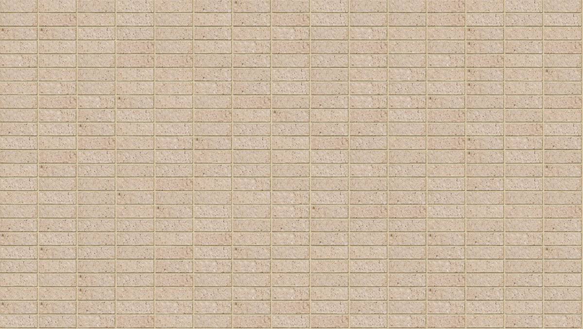 A seamless brick texture with limestone hue units arranged in a Stack pattern