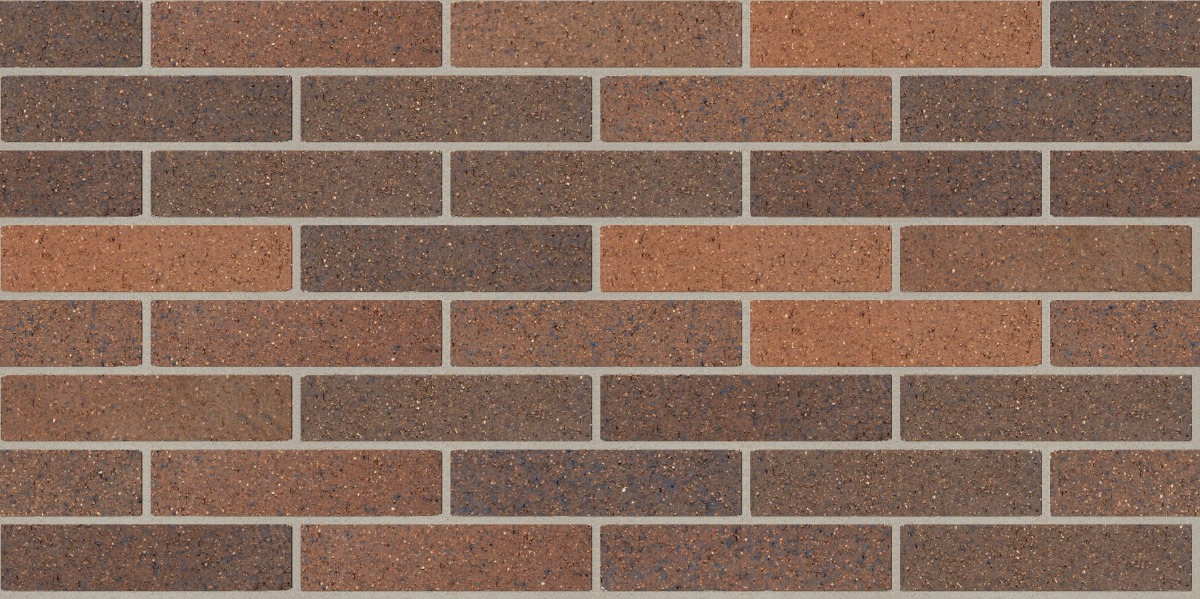 A seamless brick texture with napier blend velour units arranged in a Stretcher pattern