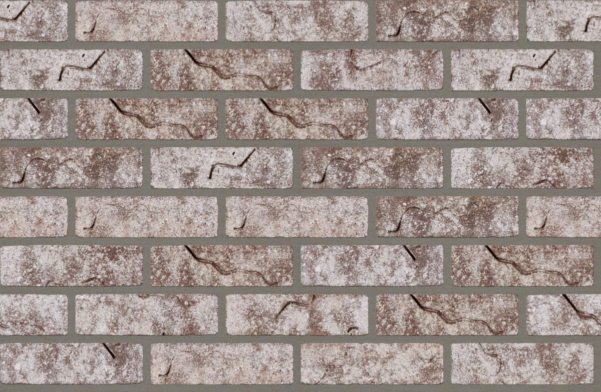 A seamless brick texture with nassau white sanded rustic units arranged in a Stretcher pattern