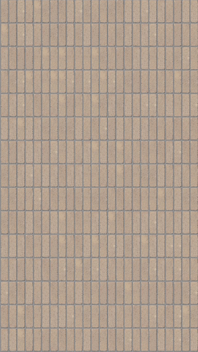 A seamless brick texture with nouveau grey tumbled units arranged in a Stack pattern