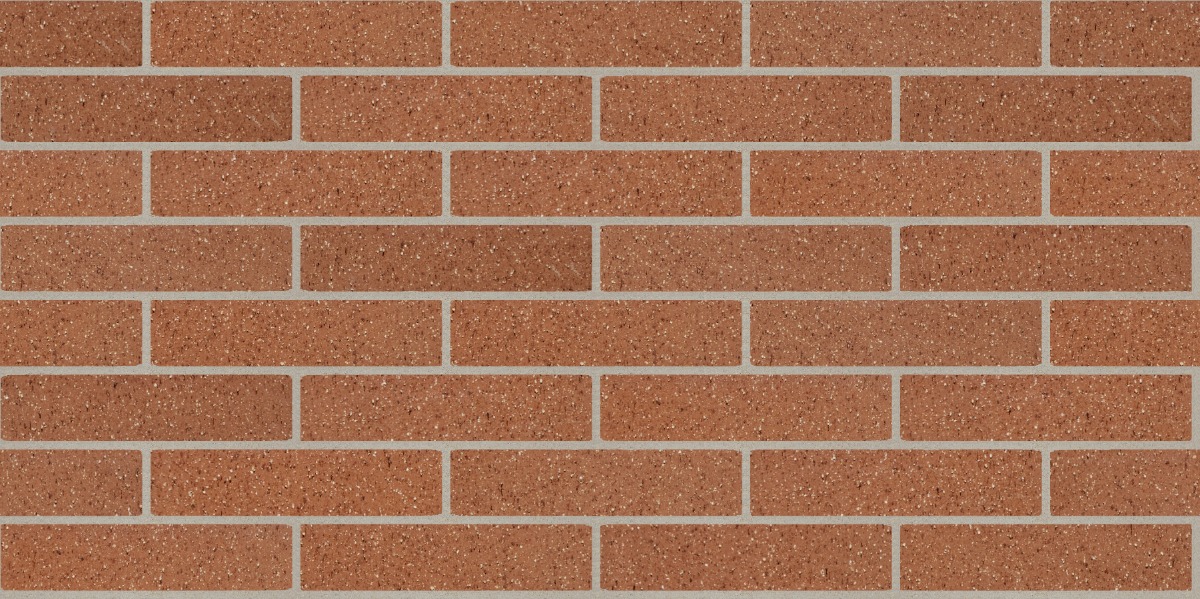 A seamless brick texture with nutmeg clear velour units arranged in a Stretcher pattern