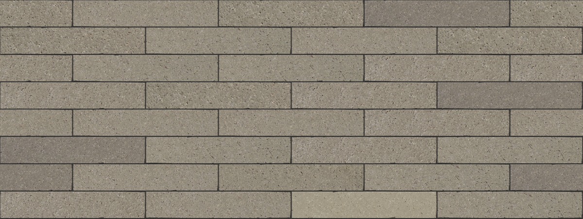 A seamless landscaping texture with pebblebrook plank pavers units arranged in a Stretcher pattern