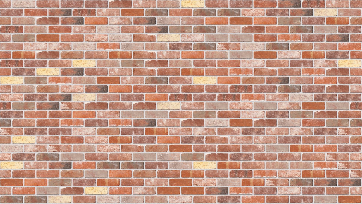 A seamless brick texture with recycled brick units arranged in a Stretcher pattern