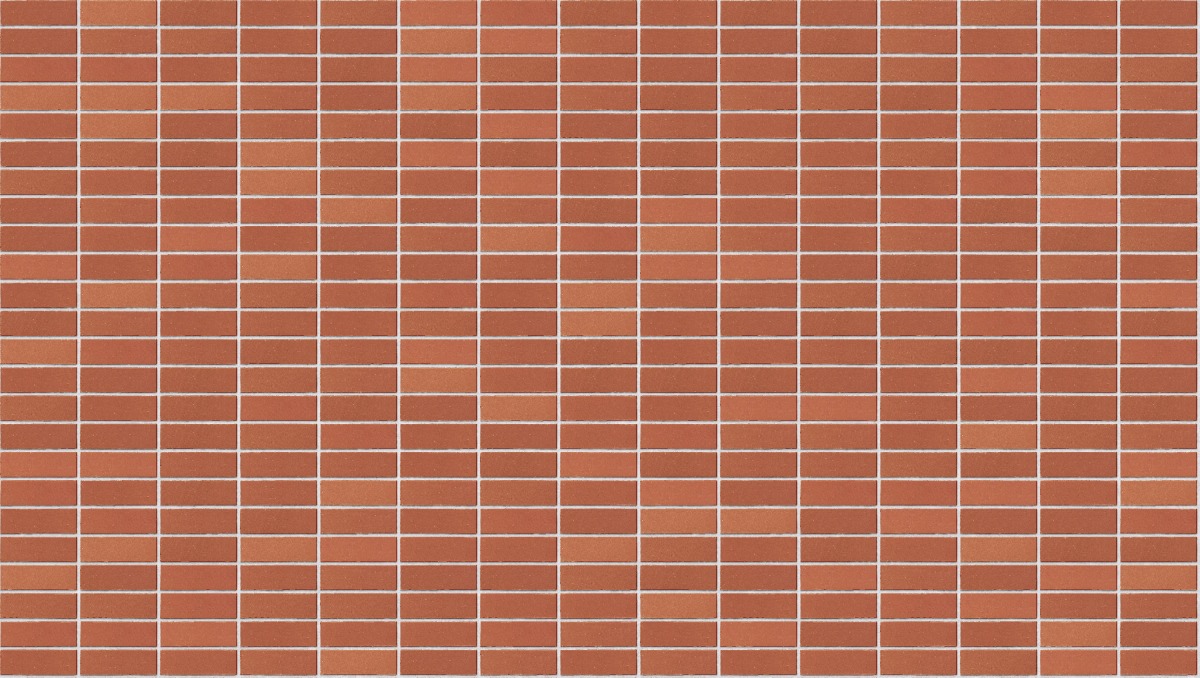 A seamless brick texture with red smooth units arranged in a Stack pattern