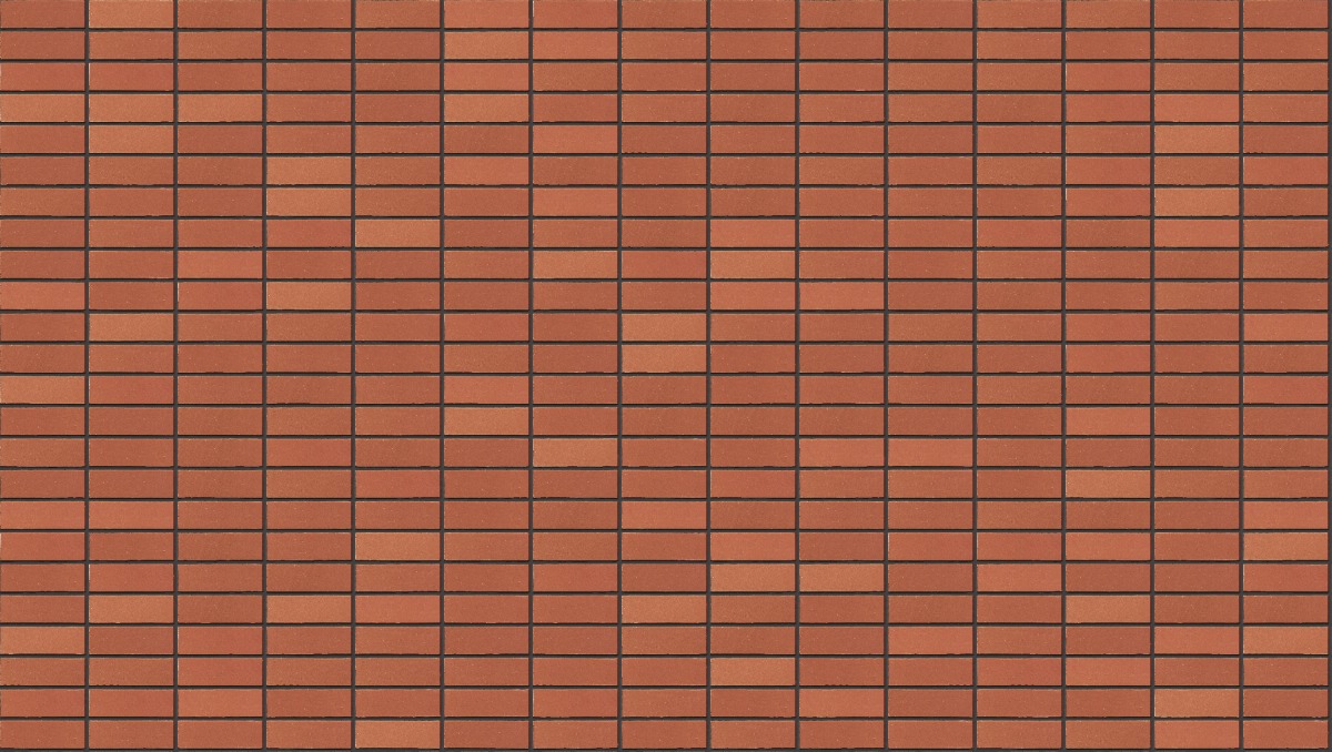A seamless brick texture with red smooth units arranged in a Stack pattern