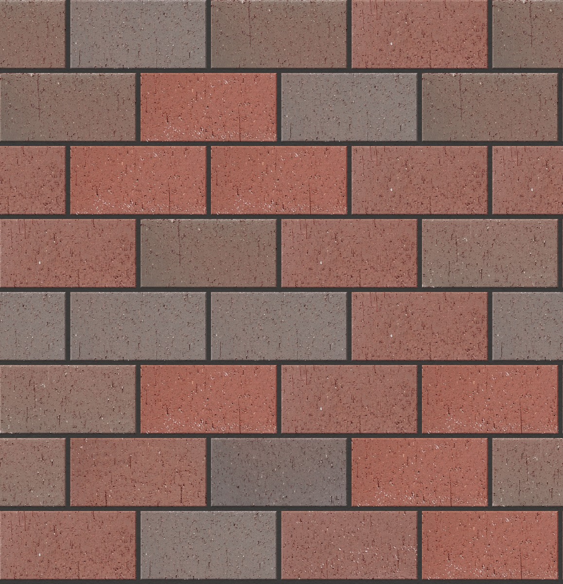 A seamless landscaping texture with regimental full range permeable pavers units arranged in a Stretcher pattern
