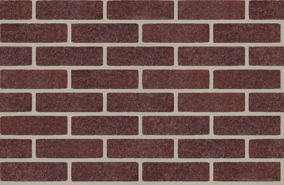 A seamless brick texture with rum raisin velour units arranged in a Stretcher pattern