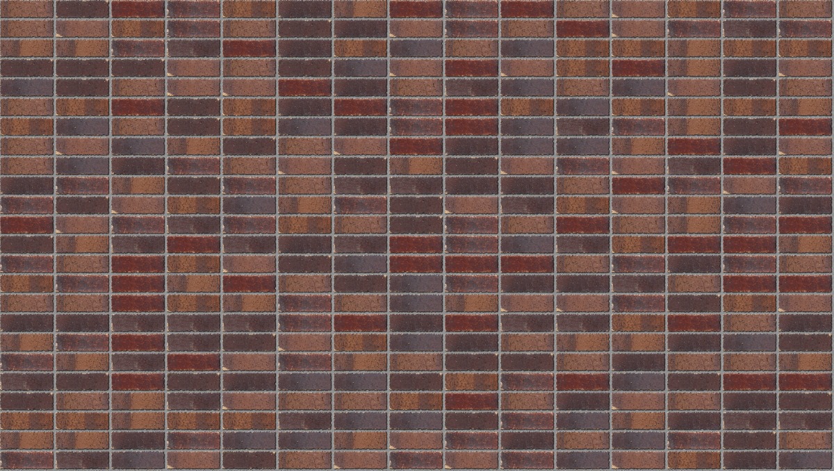 A seamless brick texture with subiaco red tumbled units arranged in a Stack pattern