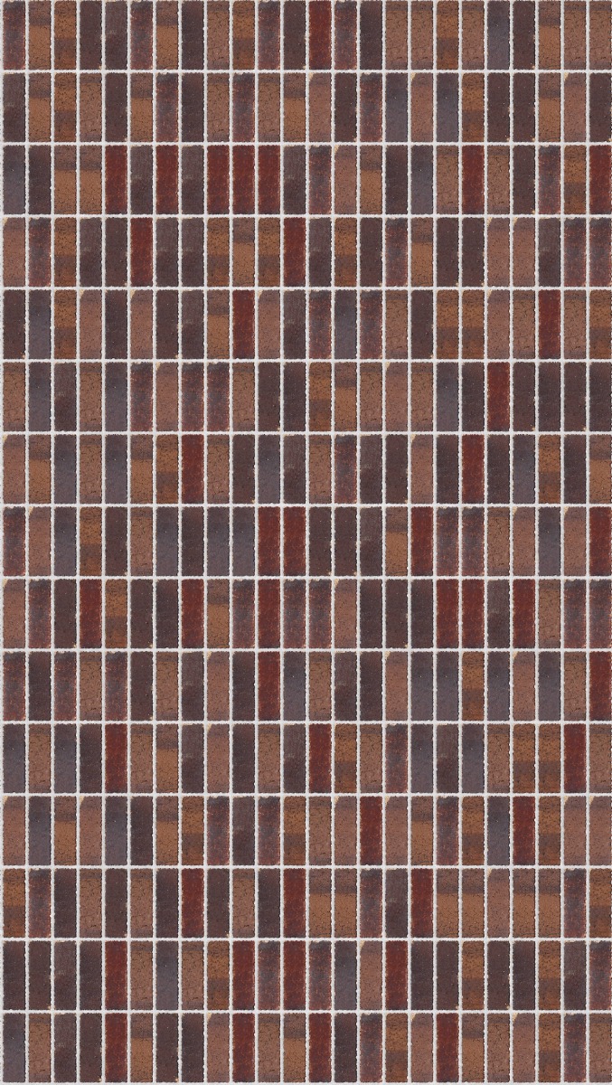 A seamless brick texture with subiaco red tumbled units arranged in a Stack pattern