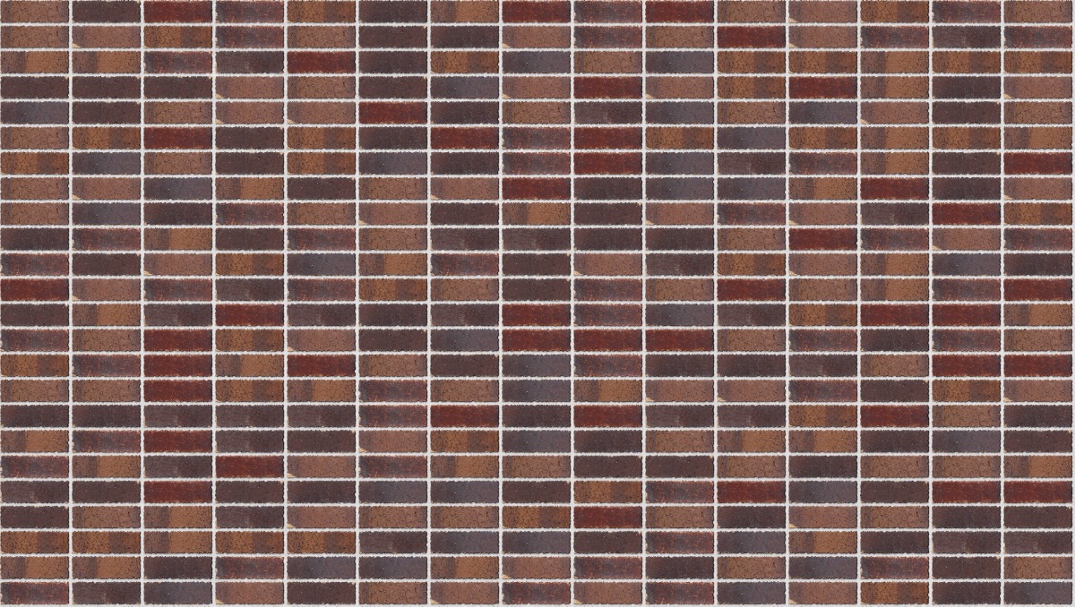 A seamless brick texture with subiaco red tumbled units arranged in a Stack pattern