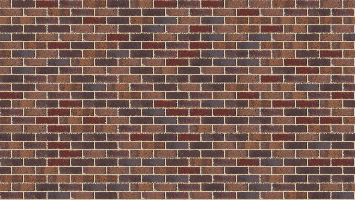 A seamless brick texture with subiaco red tumbled units arranged in a Stretcher pattern