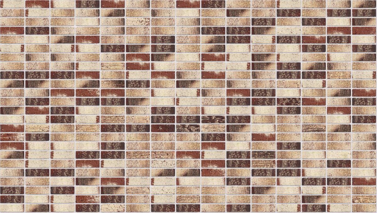 A seamless brick texture with treasury red units arranged in a Stack pattern
