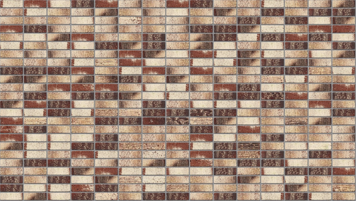 A seamless brick texture with treasury red units arranged in a Stack pattern