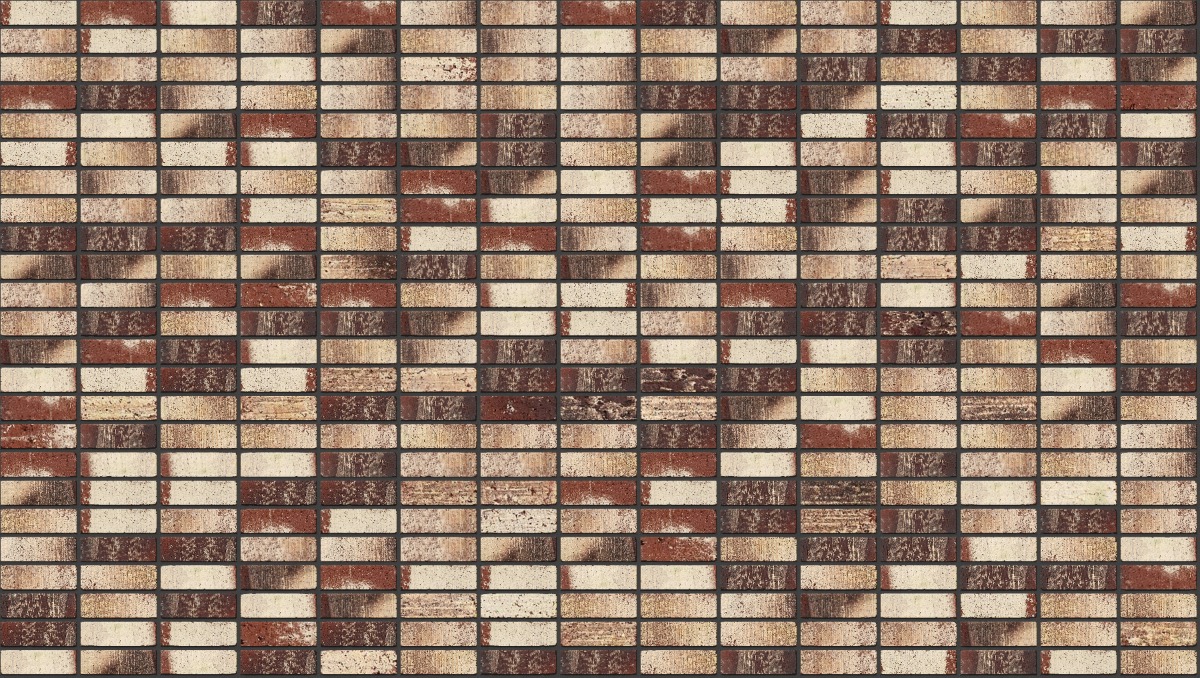 A seamless brick texture with treasury red units arranged in a Stack pattern
