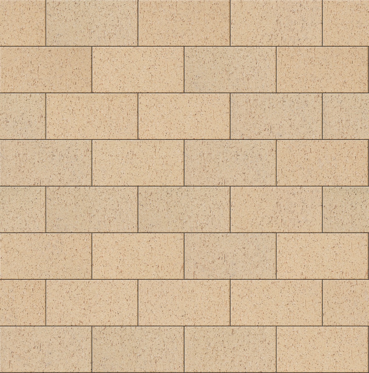 A seamless landscaping texture with wheatfield pavers units arranged in a Stretcher pattern
