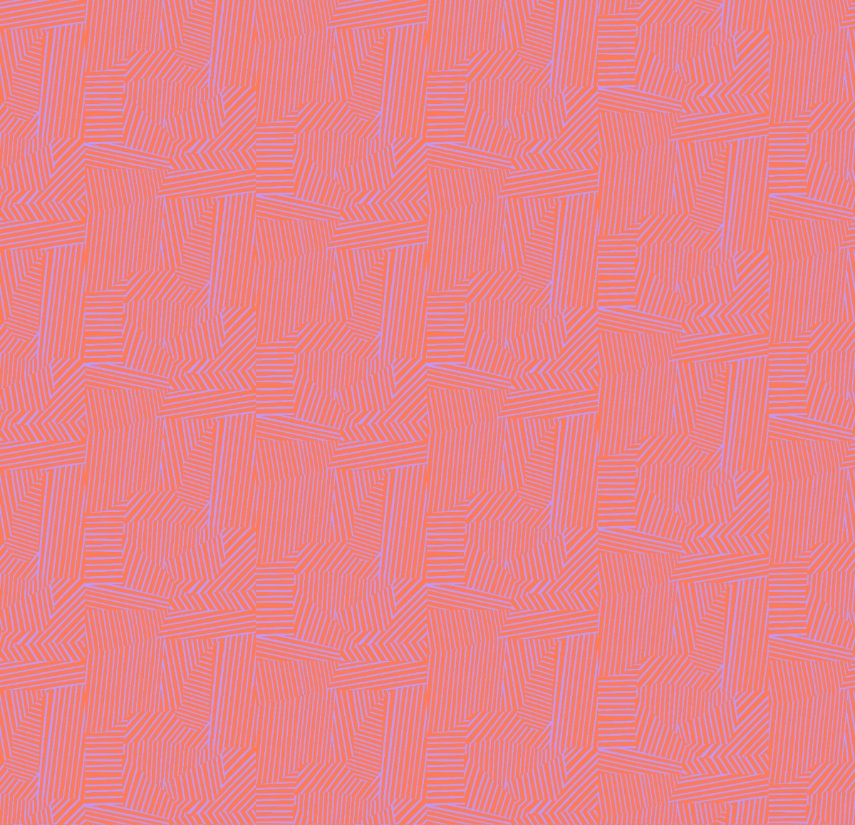 A seamless wallpaper texture with aerial wallpaper in tutti frutti units arranged in a Staggered pattern