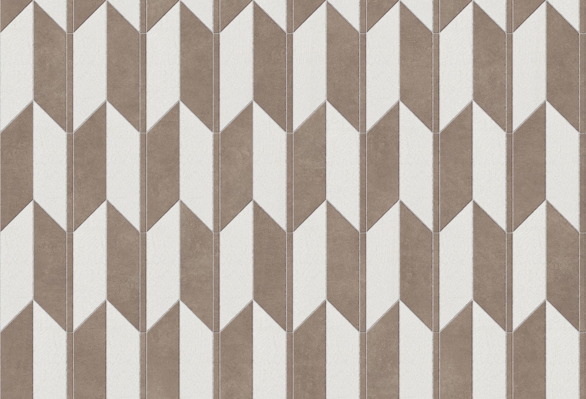 A seamless tile texture with crazing tile tiles arranged in a Parallelogram with vertical borders pattern
