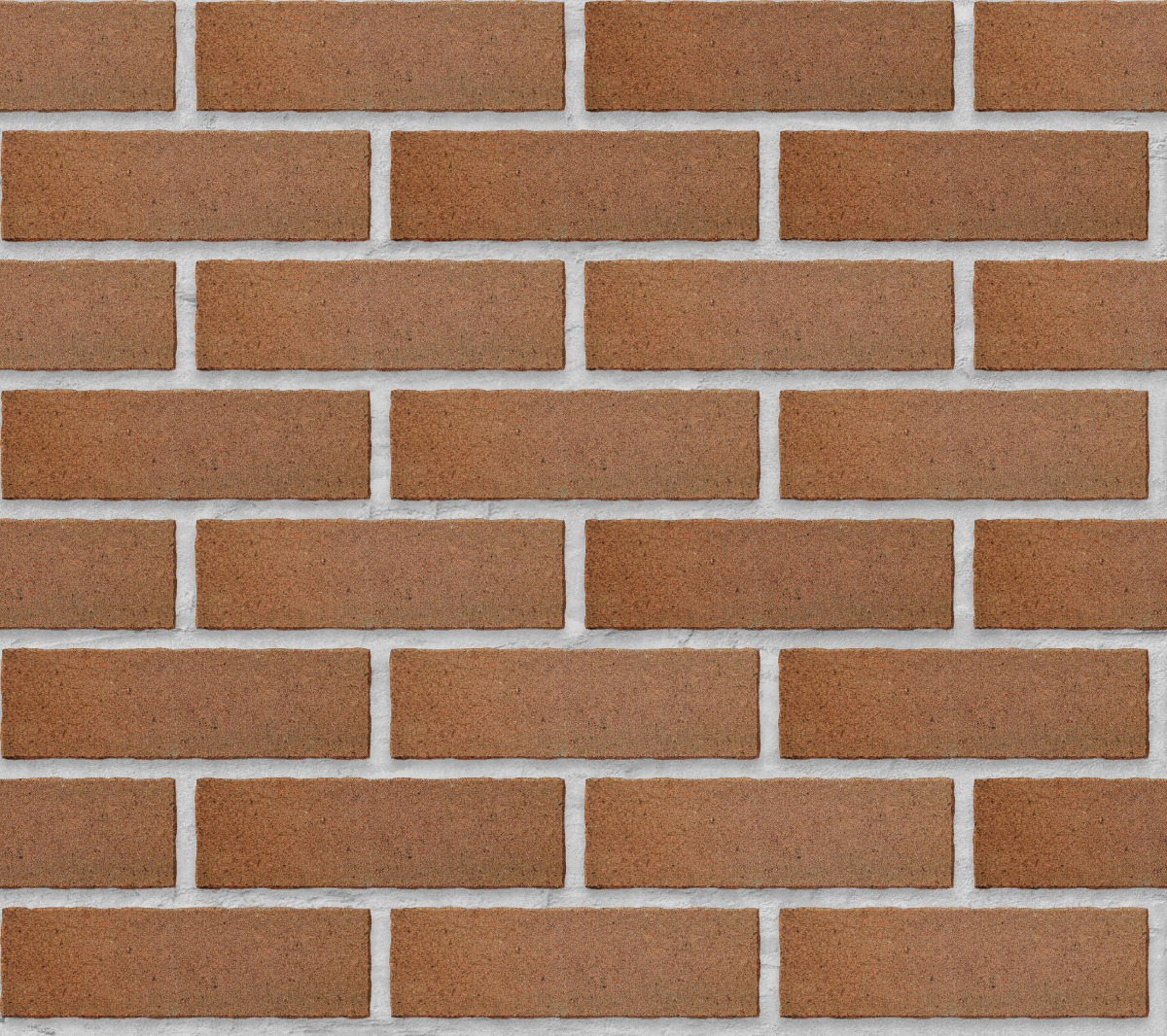 A seamless brick texture with k-briq® chapman burnt orange light units arranged in a Stretcher pattern
