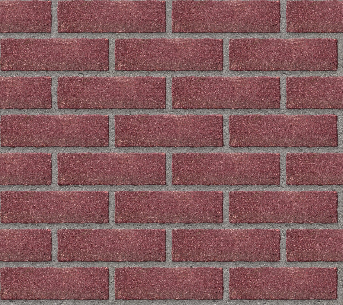A seamless brick texture with k-briq® gillespie magenta units arranged in a Stretcher pattern