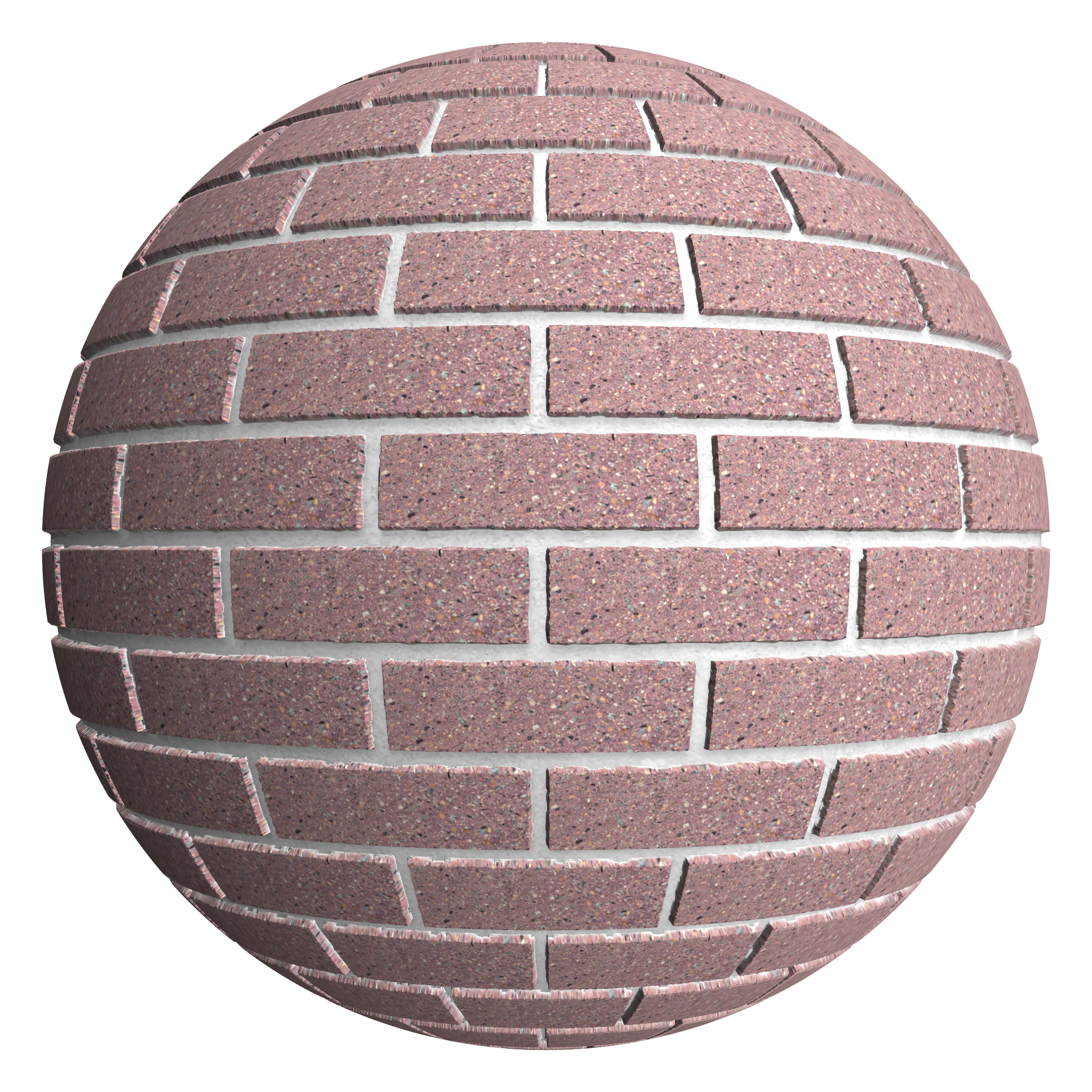 3D sphere preview of K-SLIP™ Cut Face - Gillespie Magenta Light, Stretcher seamless texture