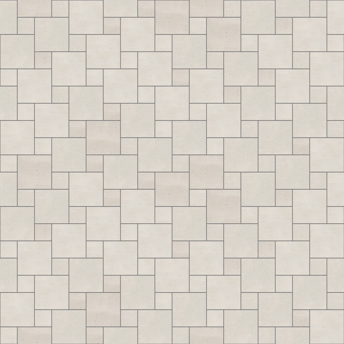 A seamless stone texture with m733 sdm386 bavarian beige limestone - sandblasted & tumbled blocks arranged in a Hopscotch pattern