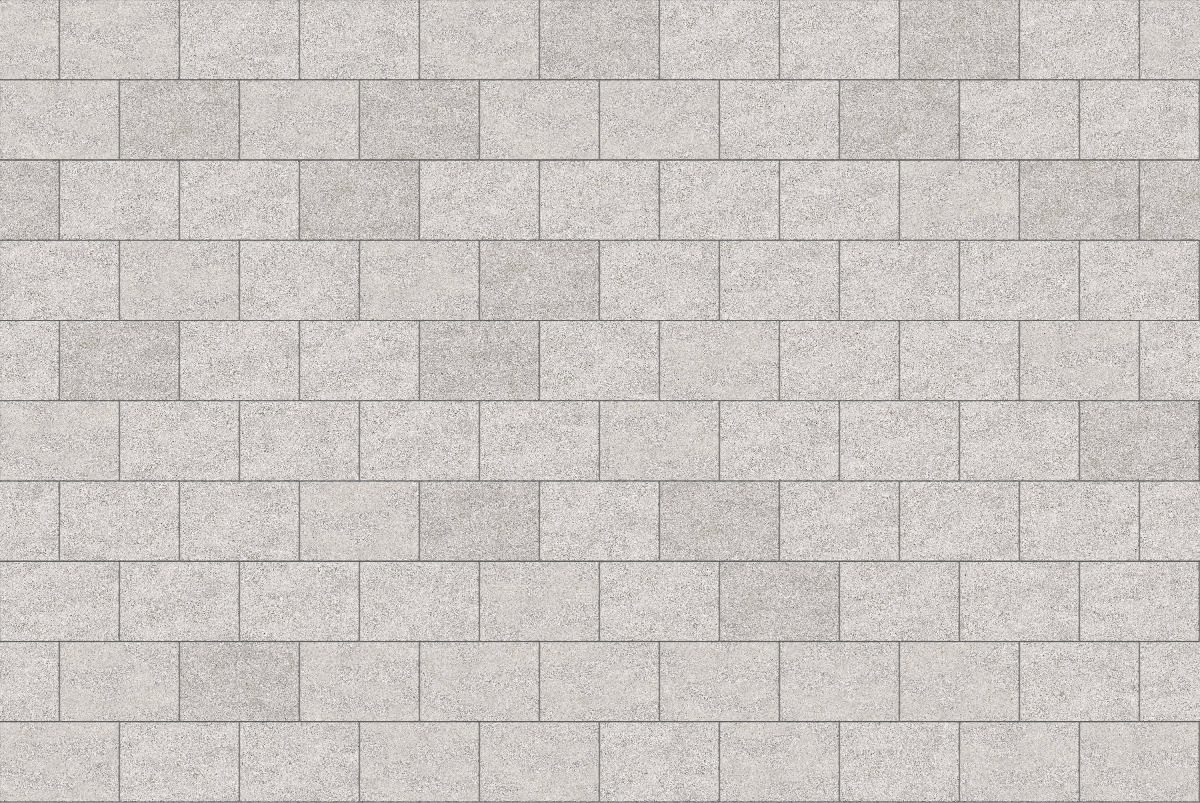 A seamless stone texture with m733 sdm393 bavarian beige limestone - bush hammered blocks arranged in a Stretcher pattern