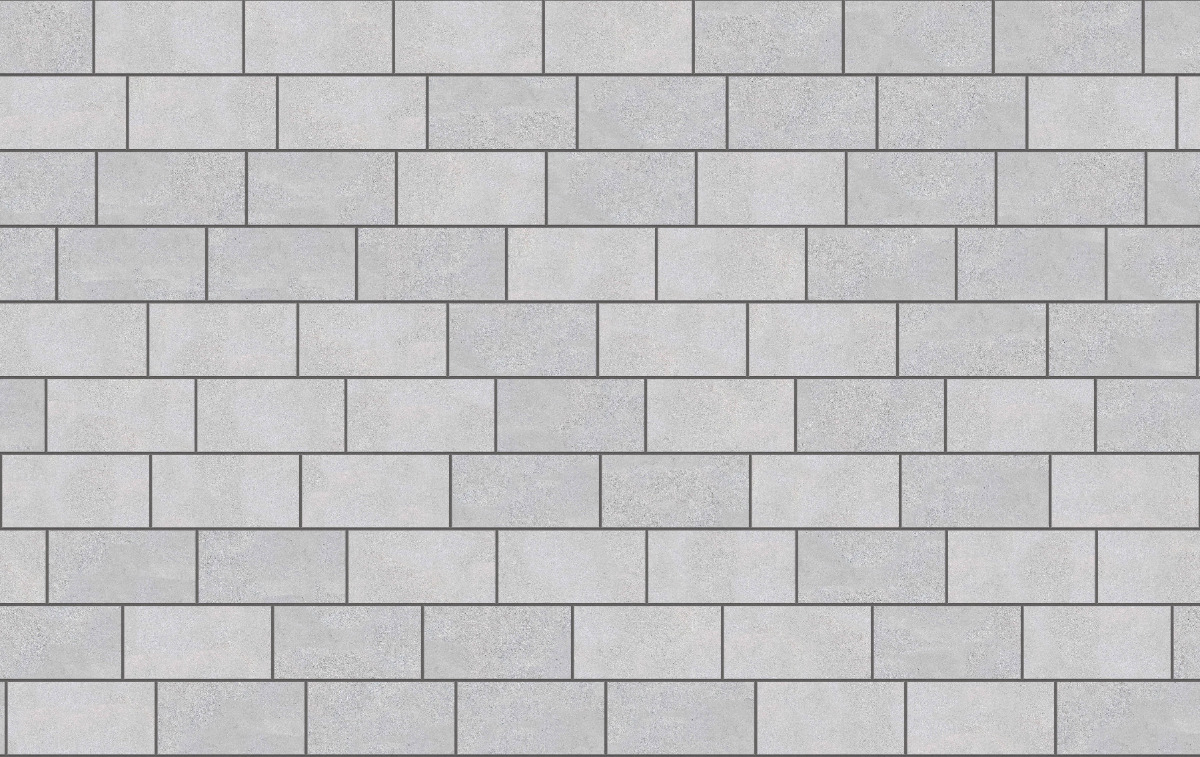 A seamless stone texture with m734 sdm392 bavarian gray limestone - sandblasted & tumbled blocks arranged in a Staggered pattern