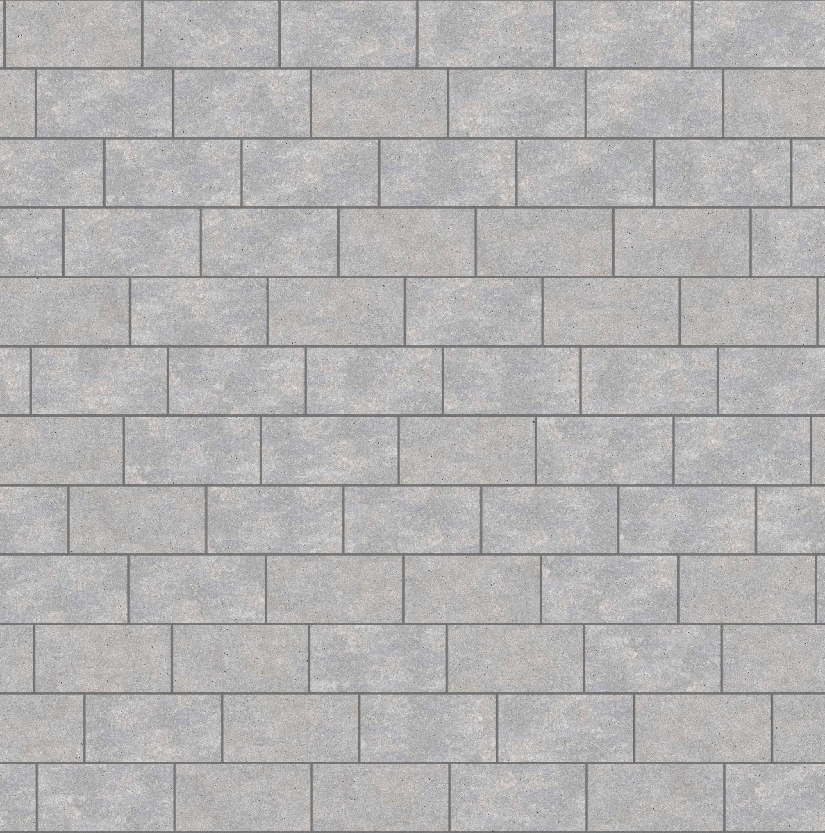A seamless stone texture with m735 sdm391 bavarian dolomite gray limestone - sandblasted & tumbled blocks arranged in a Staggered pattern