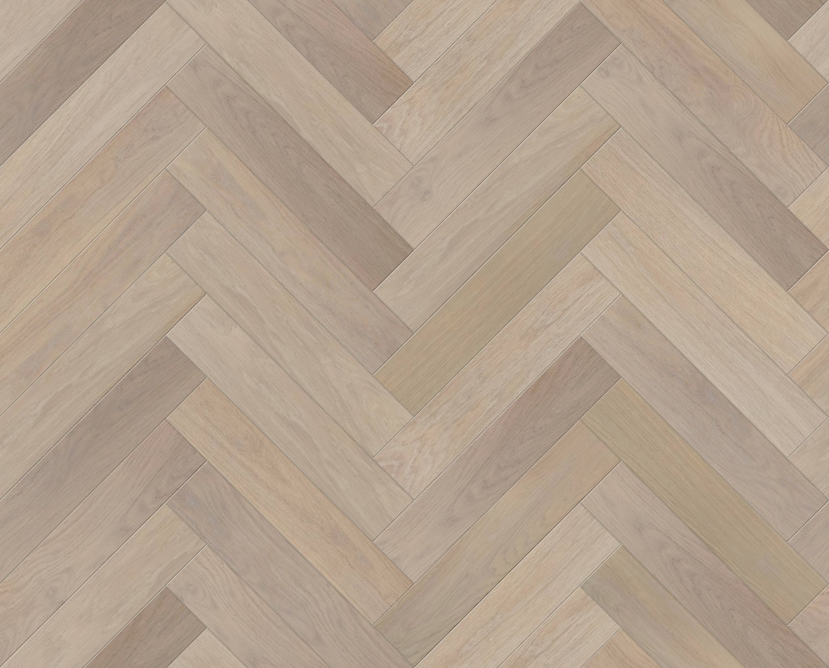 A seamless wood texture with creative oak #4107 - select grade boards arranged in a Herringbone pattern