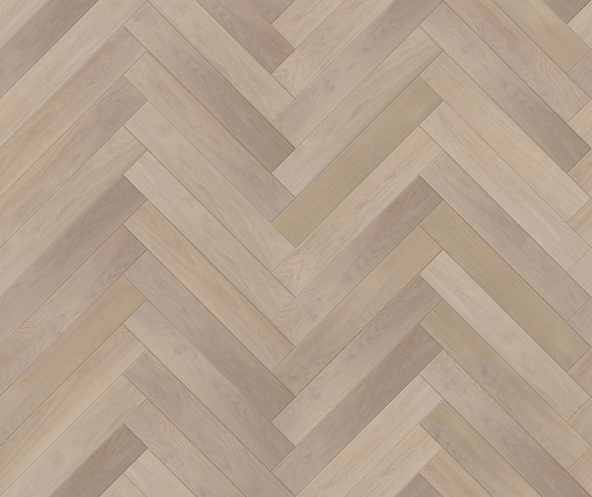 A seamless wood texture with creative oak #4107 - select grade boards arranged in a Herringbone pattern