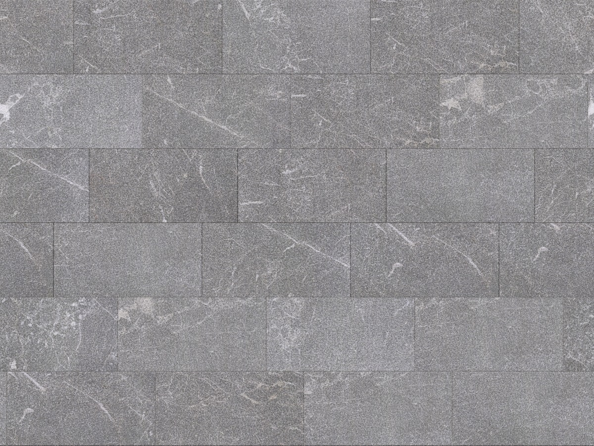 A seamless stone texture with noble grey marble - leathered blocks arranged in a Staggered pattern