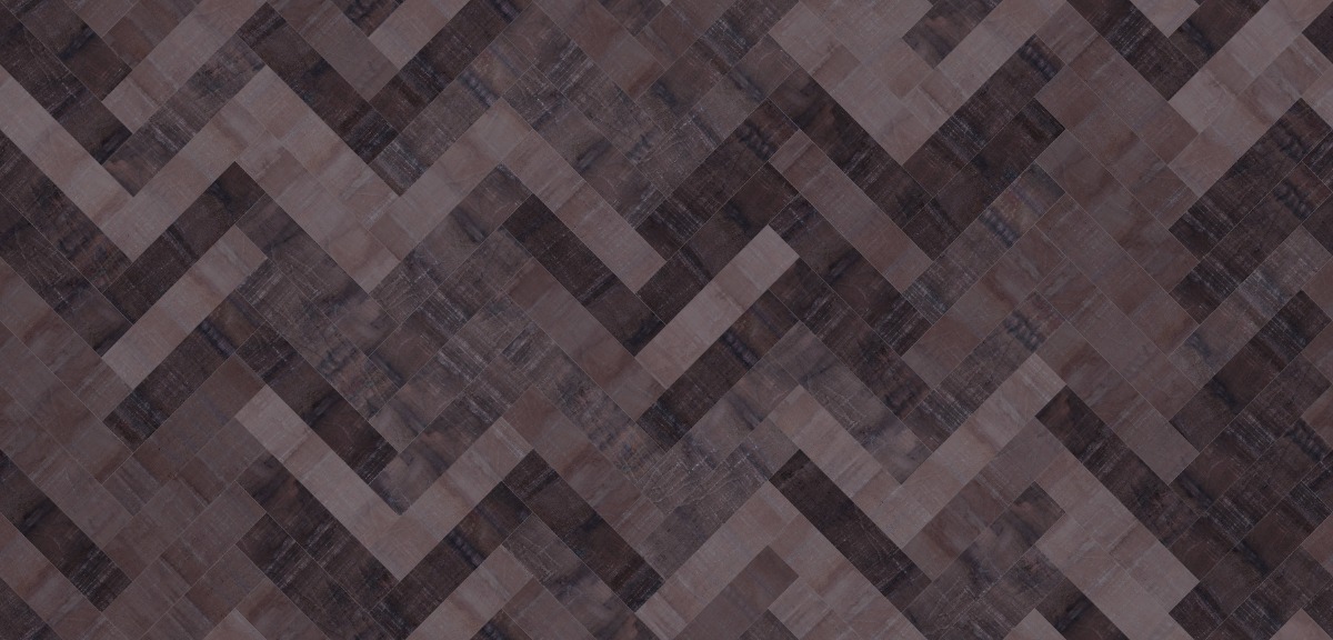 A seamless wood texture with american black walnut - rough sawn boards arranged in a Herringbone pattern