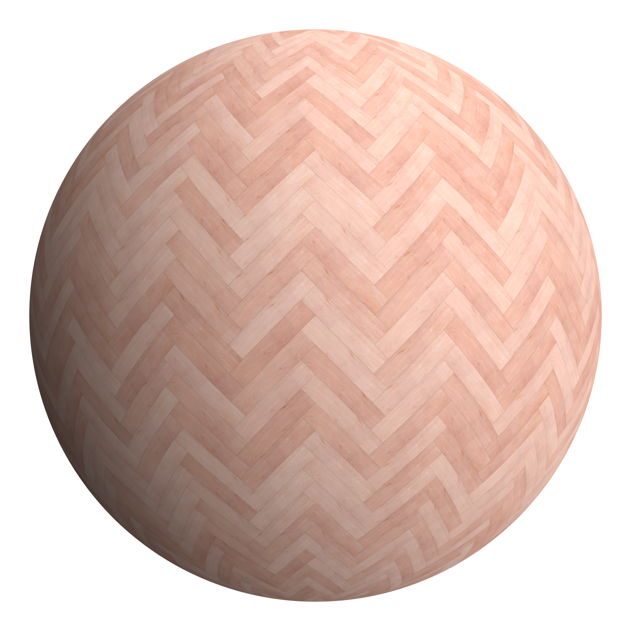 3D sphere preview of American Cherry, Herringbone seamless texture