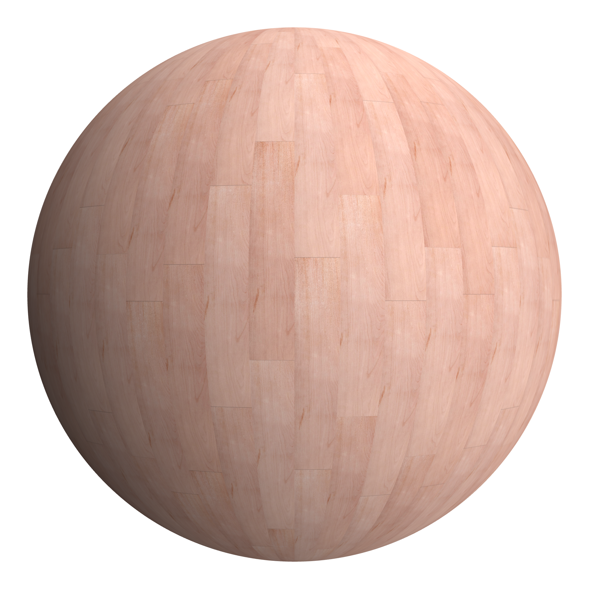 3D sphere preview of American Cherry, Staggered seamless texture