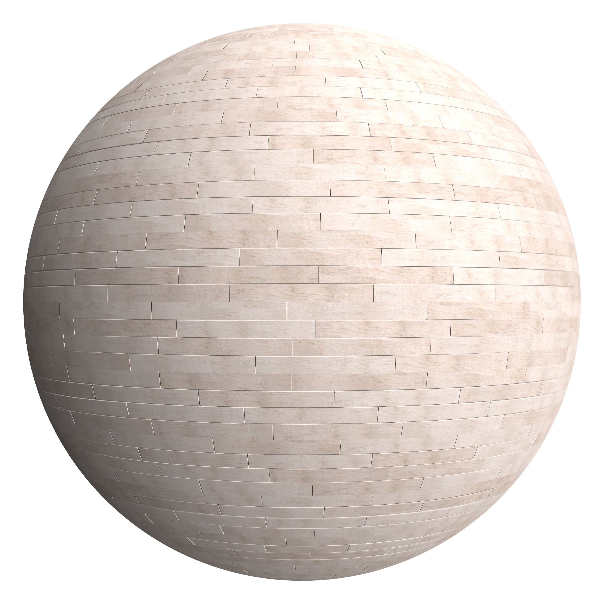 3D sphere preview of American Maple - Rough sawn, Staggered seamless texture