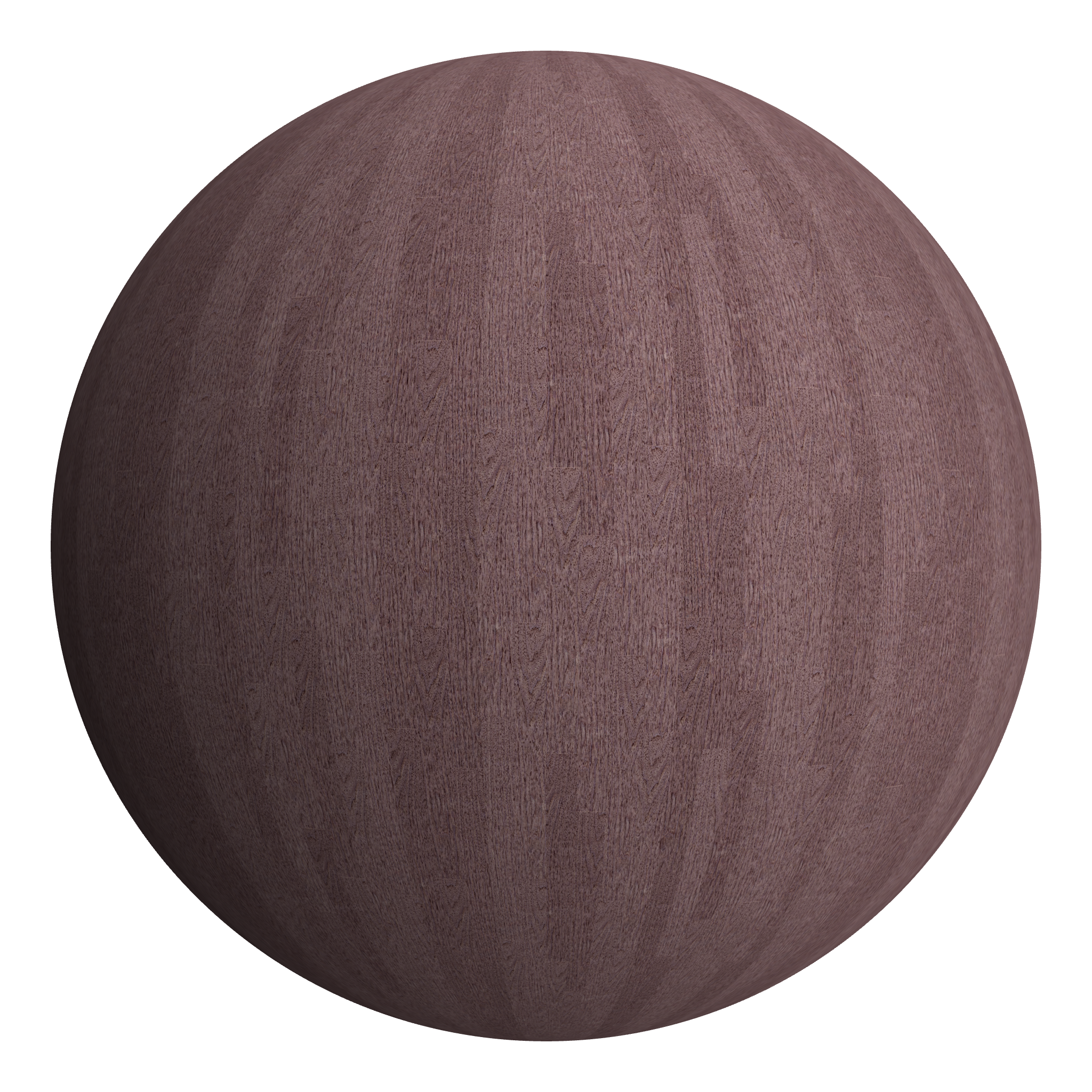 3D sphere preview of American Walnut, Staggered seamless texture