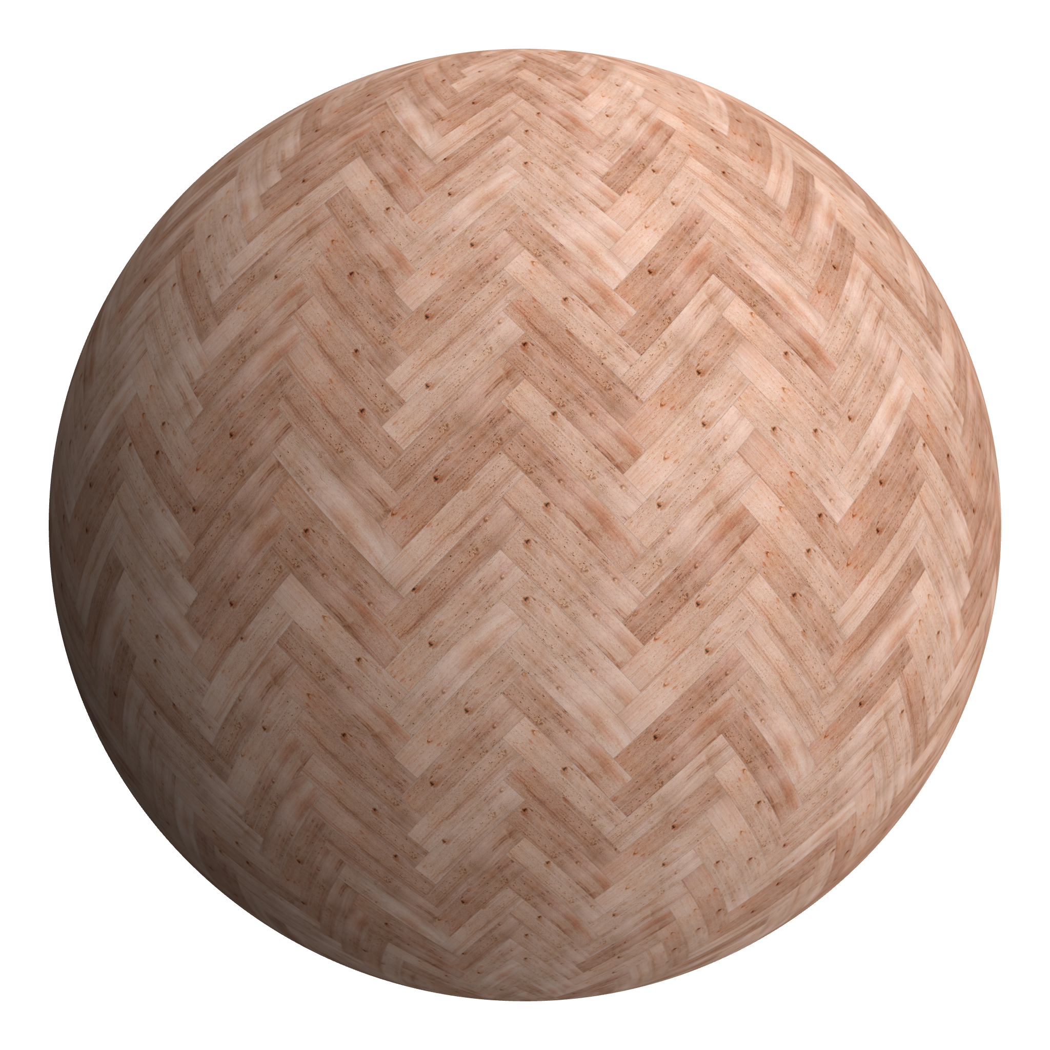3D sphere preview of Australian Blackwood, Herringbone seamless texture