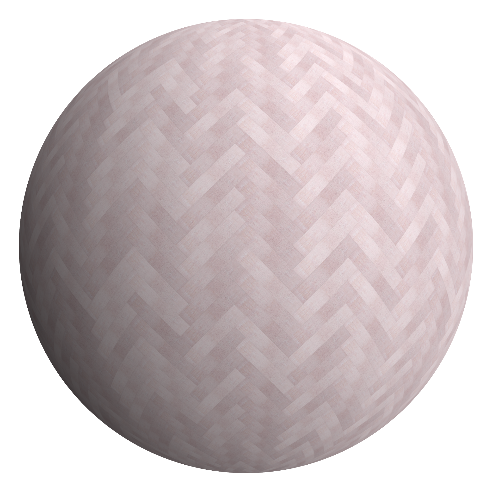 3D sphere preview of Beech - Rough sawn, Herringbone seamless texture