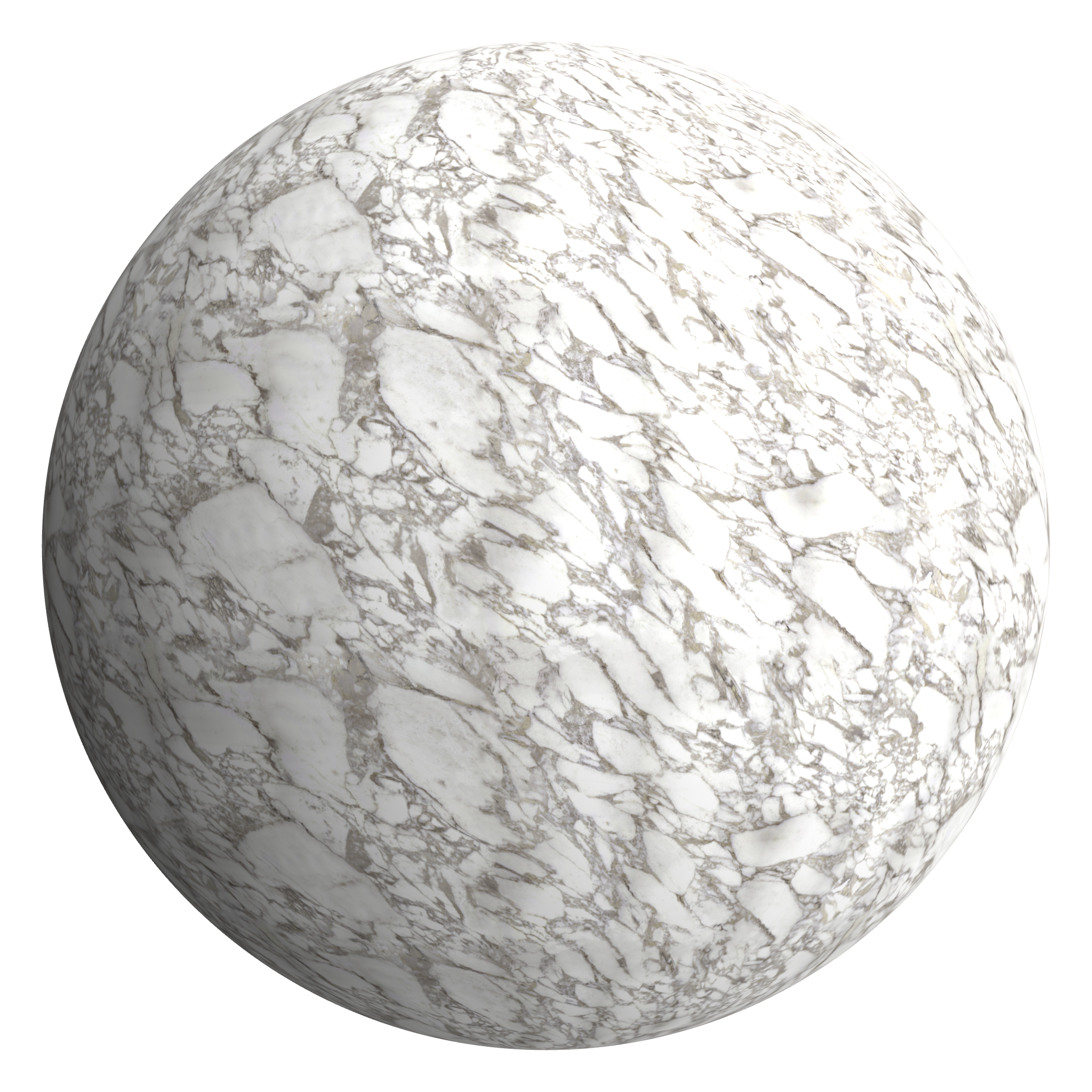 3D sphere preview of Bianco Vagli – Porcelain seamless texture